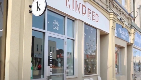 Kindred coffee storefront