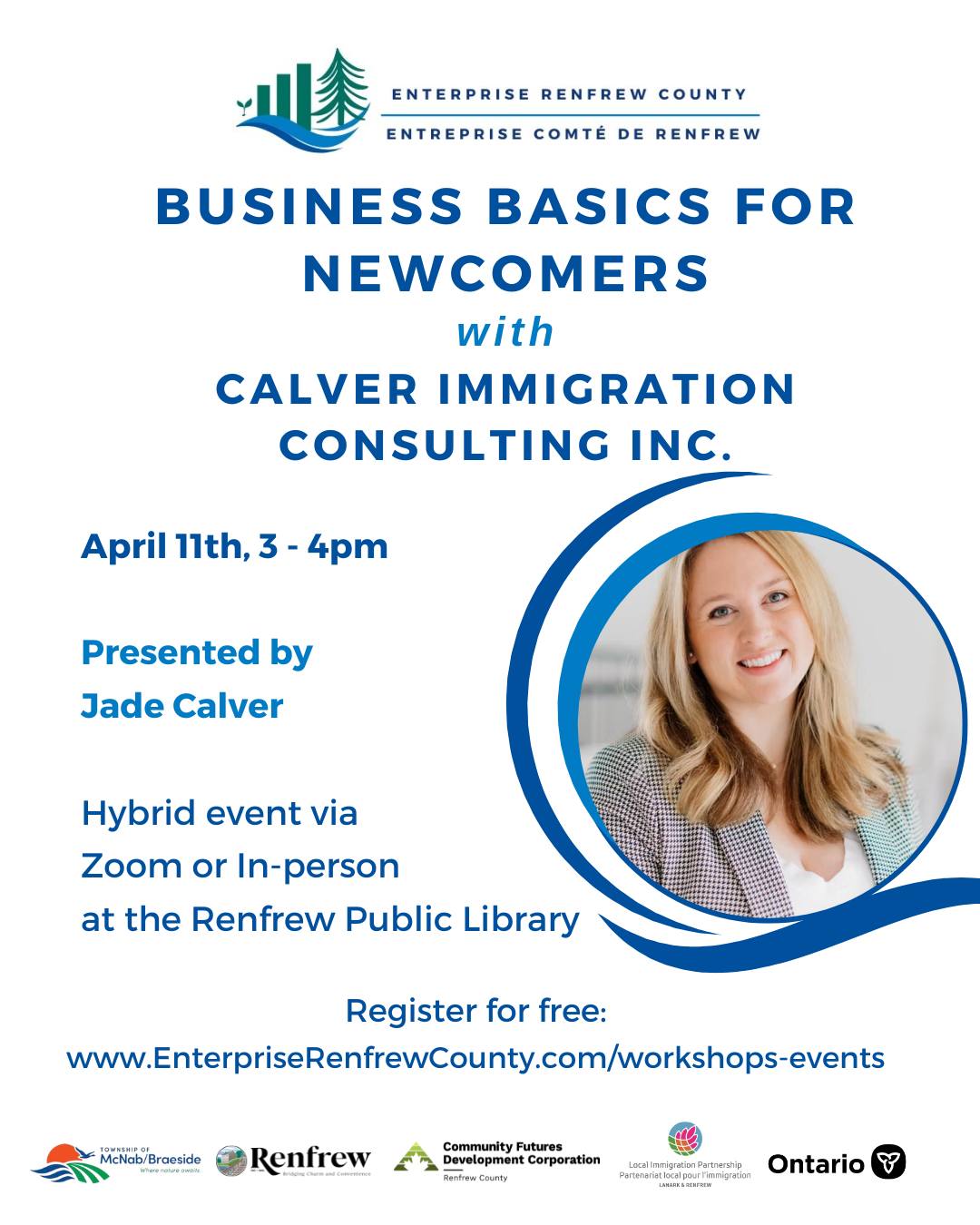 Business Basics for Newcomers poster