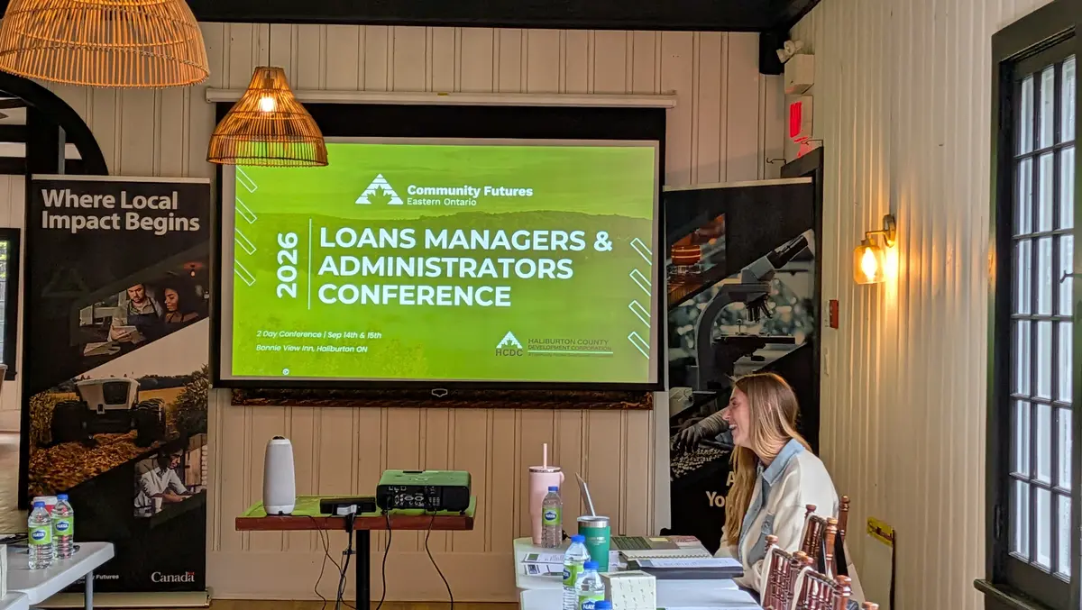 opening screen for conference