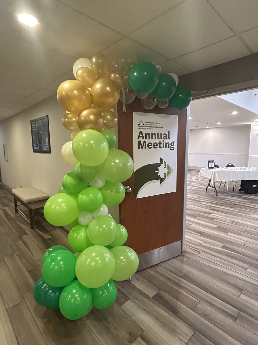 ballons at entrance
